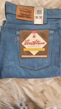 VTG 1998 Levis Action Jeans 38x29 NWT Deadstock Brown Tab USA Made 43415 90s