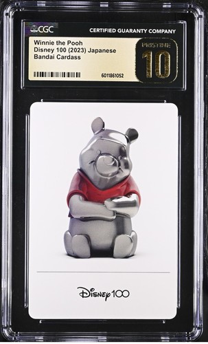 Disney 100 Bandai Cardass 2023 Winnie The Pooh CGC Pristine 10 Pop1!