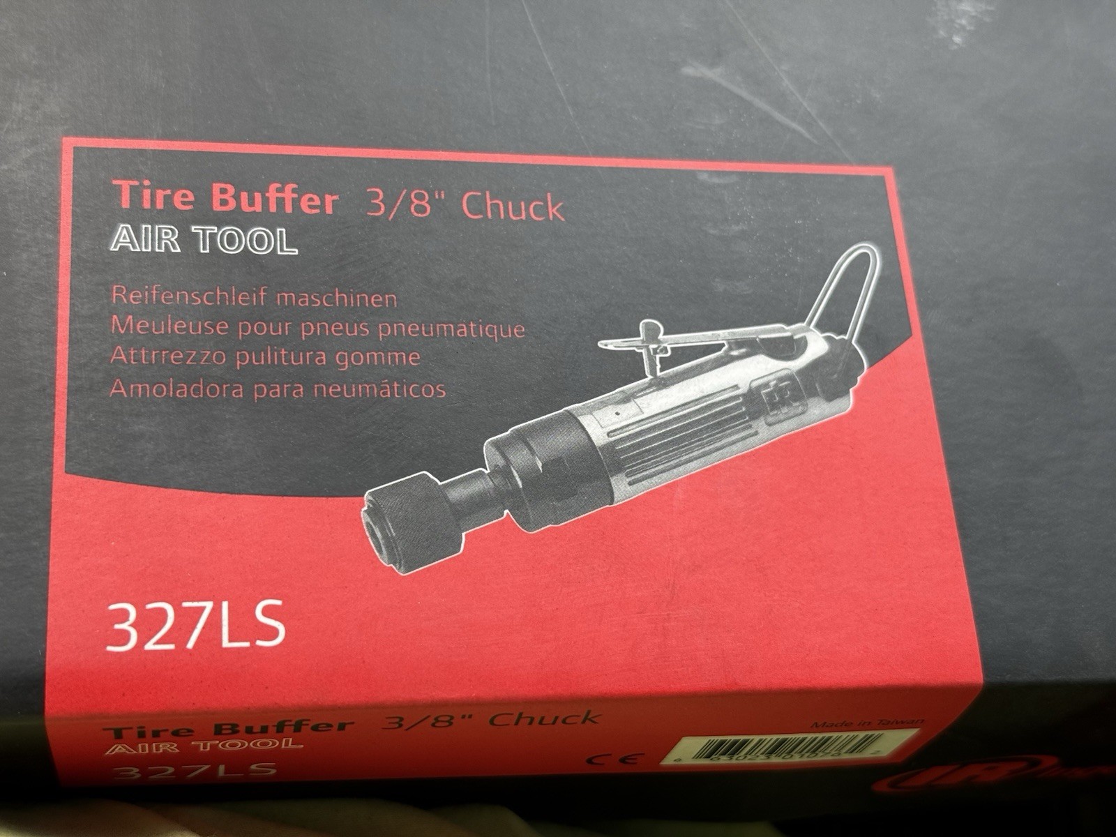 BRAND NEW Ingersoll Rand 327LS Air Tool Tire Buffer/grinder 3/8" Chuck NIB