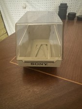 Vtg Sony 3.5" Floppy Disk Plastic Storage Box Case Holder Organizer