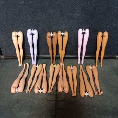 Mattel Barbie Doll Leg Parts Lot 28 Pieces 14 Pairs Hollow Plastic #4