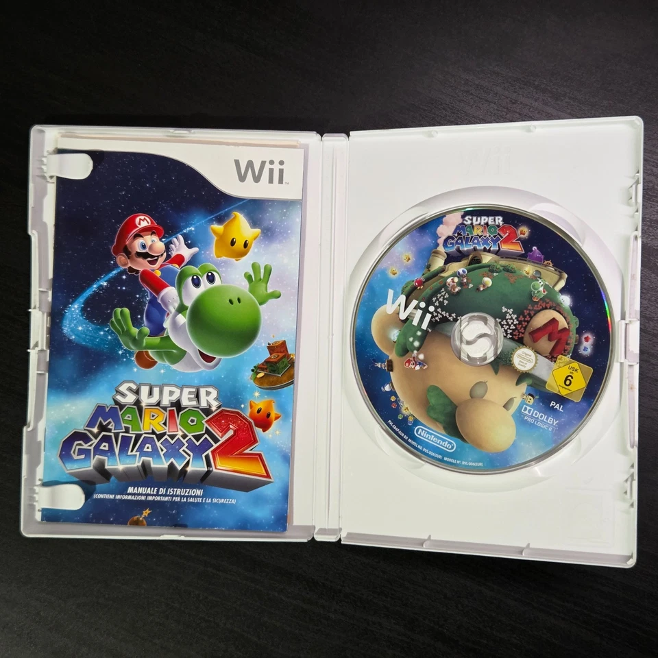 Super Mario Galaxy 2 Per Nintendo Wii e Wii U Pal ITA Multilingua Prima Stampa ♻ - Immagine 3 di 4