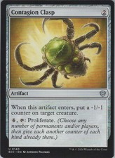 MTG Normal Contagion Clasp U Commander: Lorwyn Eclipsed 140 NM