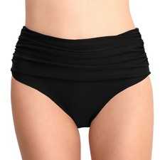 Women High Waisted Bikini Bottoms Swim Briefs Beach Shorts Boardshorts Swimwear