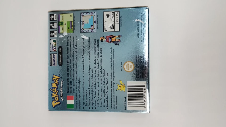 Gioco Pokémon Versione Argento Nintendo Game Boy Color 2001 Gameboy - Immagine 4 di 4