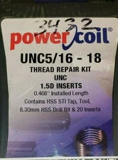 5/16"-18 UNC PowerCoil Thread Repair Kit