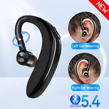 Wireless Bluetooth 5.4 Earpiece Headset Driving Trucker Earbuds Noise Cancelling