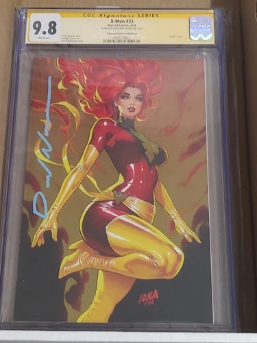 X-Men #33 Foil, CGC Graded 9.8, Signed by David Nakayama, FREE SHIPPING!!!