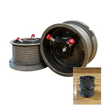 1 Pair Garage Door Cable Drums, D400-144, Standard Lift, 12 Doors, Heavy Duty