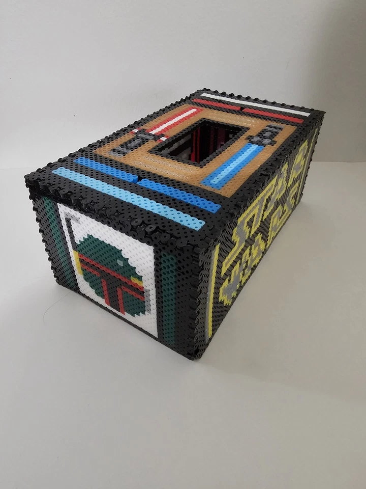 Cubierta de caja de pañuelos Star Wars - Perler Bead - RARA - R2D2, DARTH VADER, BB8, ETC Foto 4 de 4