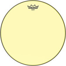 Remo Emperor Colortone Yellow Drum Head 15 in.