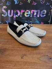 After Midnight 6766 Smoking Loafers Gold Size 8 Men