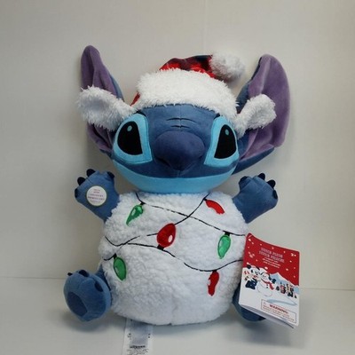 Disney Store Stitch Light Up Plush Christmas Holiday 12'' Lilo & Stitch 2021 LED