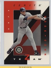 1998 Pinnacle Zenith Z-Team 5x7 Alex Rodriguez #5 READ g0h