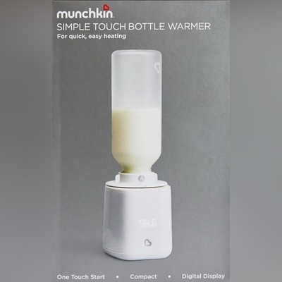 Munchkin Bottle Warmer / Simple Touch with Digital Temperature Display NWOB