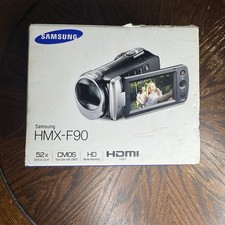 Samsung HMX-F90 Camcorder Black HDMI Output 52X CMOS HD