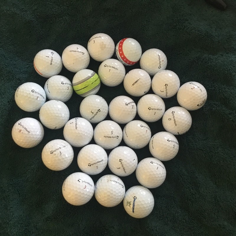 30 TaylorMade Used Golf Balls For Charity 