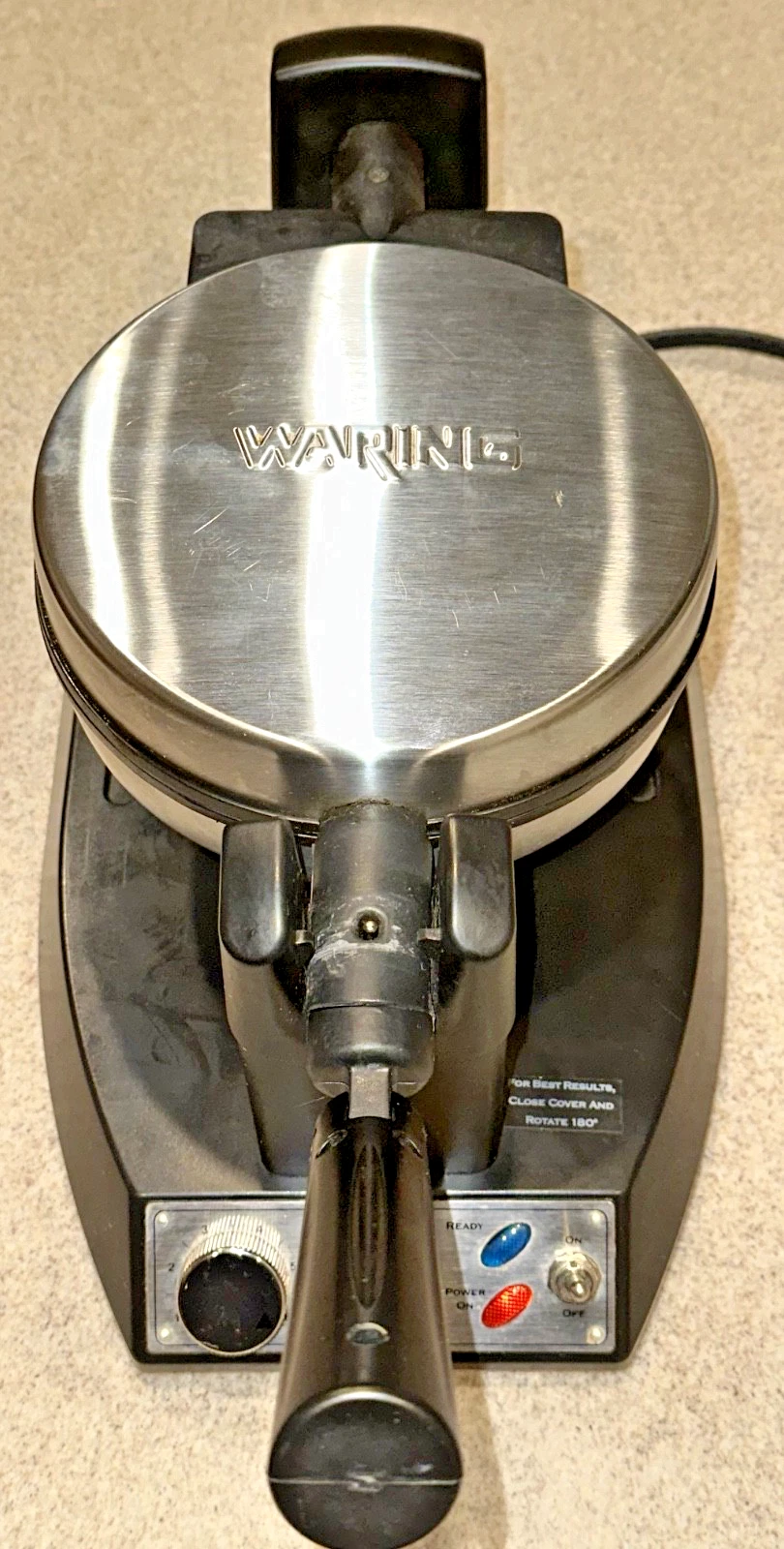 Waring Pro WWM200SA Professional Belgian Waffle Maker Electric Stainless Tested