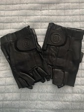 Hugger Black 3XL Fingerless Gloves