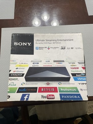 Sony BDP-BX520 - 3D Blu-ray 3D DISC DVD Player WIRELASS LAN BUILT IN Brand New 