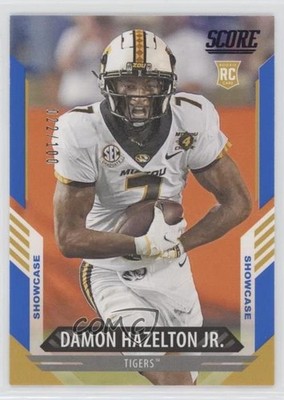2021 Score Rookies Showcase 22/100 Damon Hazelton Jr #367 Rookie RC 3g6