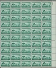 US, 936, COAST GUARD WW2, FULL SHEET OF 50, MINT NH, 1940'S COLLECTION