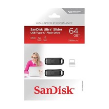 SanDisk Ultra Slider 64GB USB Type-C Drive 2-Pack, USB 3.2 Gen 1 - SDCZ480-064G-