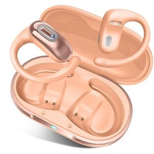 Open Ear Headphones, Bluetooth 5.4 Earbuds, 50H, Air Conduction Ear buds, HD ...