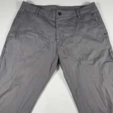 Bird Dogs Pants Men's 34x32 Boom For Your Boomstick Chino Stretch Gray