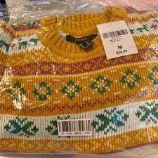 NWT H M crew neck sweater size M