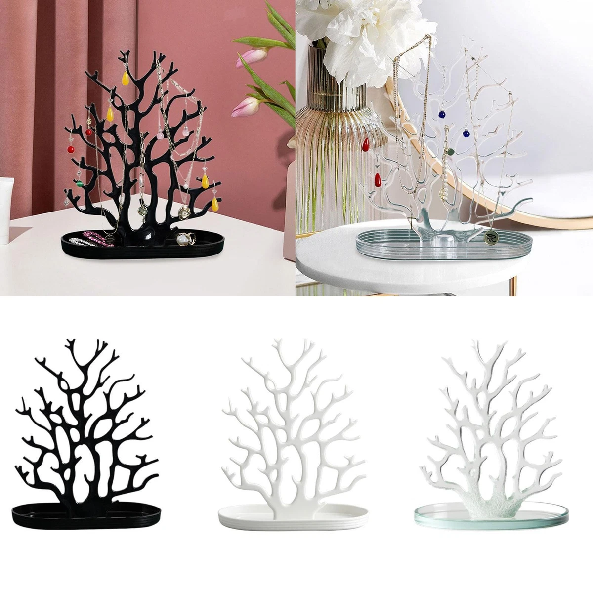 Becko - Portagioie a forma di albero, per collane, bracciali, orecchini