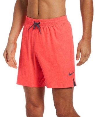 Nike Swim Men's Essential Vital 7'' Volley Shorts Bright Crimson