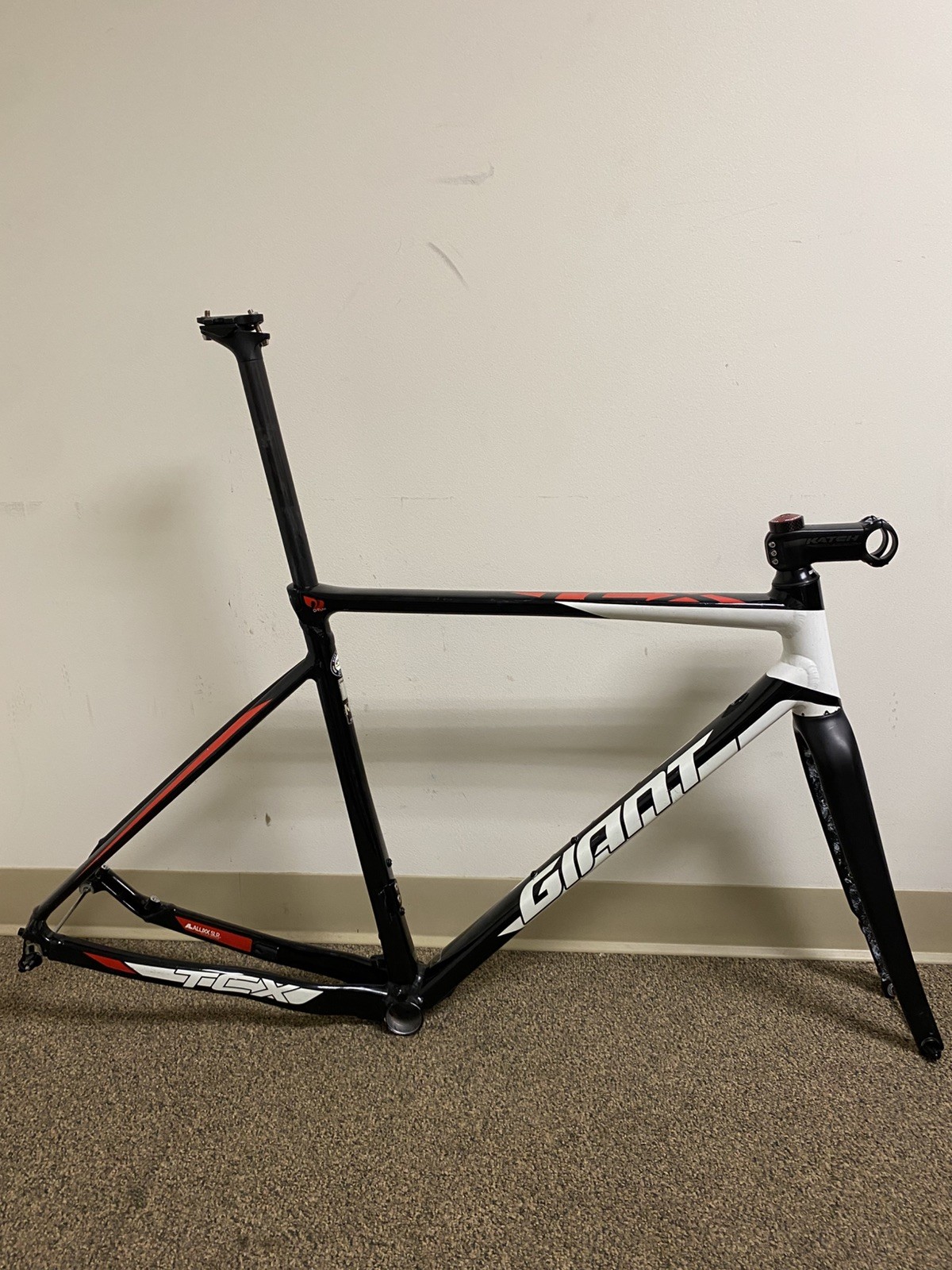 Giant TCX SLR 2 Medium Frameset Carbon Fork disc brake 