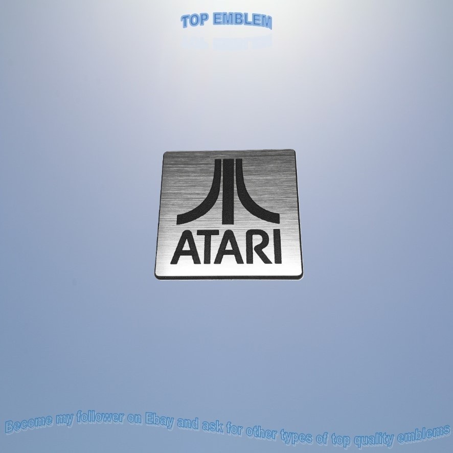 ATARI emblema badge reemplazo logo decal sticker pegatina
