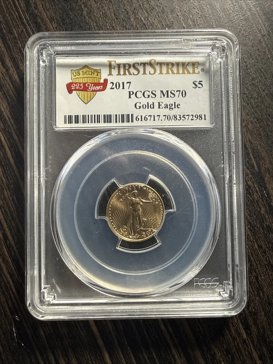 American Eagle MS 70 Graded 2017 Gold Bullion Coins for sale | eBay