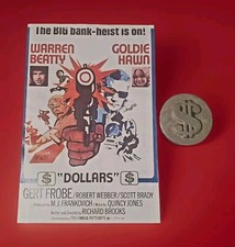 1971 "DOLLARS" Warren Beatty & Goldie Hawn STUDIO PROMOTIONAL PAPERWEIGHT COIN 1971 "DOLLARS" Warren Beatty & Goldie Hawn STUDIO PROMOTIONAL PAPERWEIGHT COIN