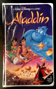 Rare Unopened Walt Disney S Aladdin Black Diamond Classic Vhs Sealed 1993 717951662033 Ebay