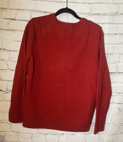 Laura Scott Red Women's PullOver Christmas Doggie Sweater Size Medium - Picture 2 of 3