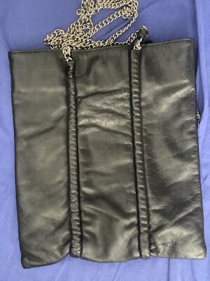 bree tasche sehr gut Leder Schwarz
