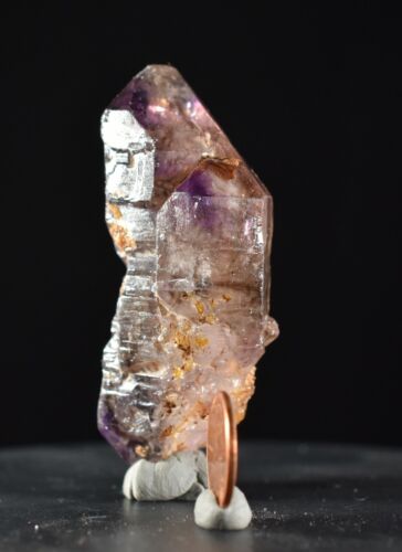 Shangaan Smokey Amethyst elestisches Zepter Simbabwe - Bild 11 von 12