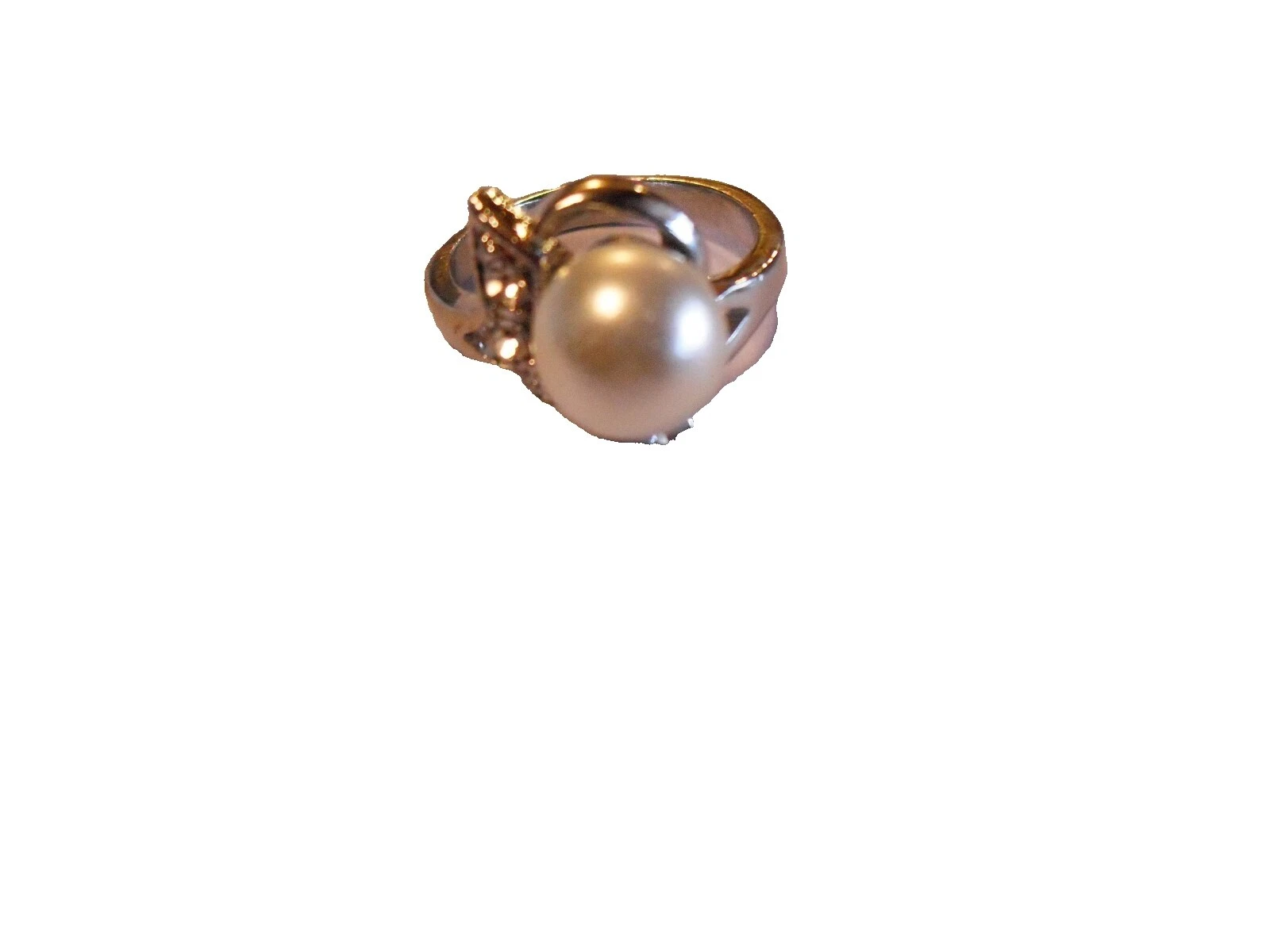 Pearl Silver Plated Fashion Rings