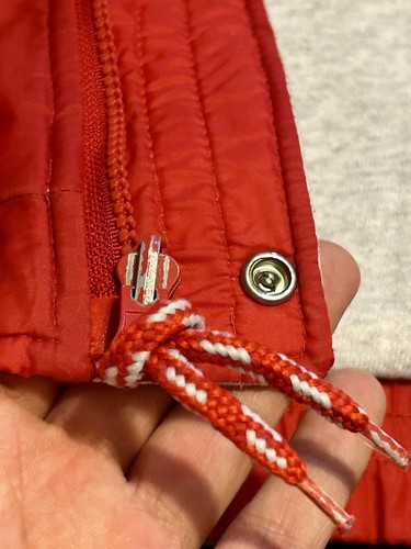 Chaqueta reversible roja vintage The Glory Hole salón y sala de juegos para hombre mediana - Imagen 6 de 16