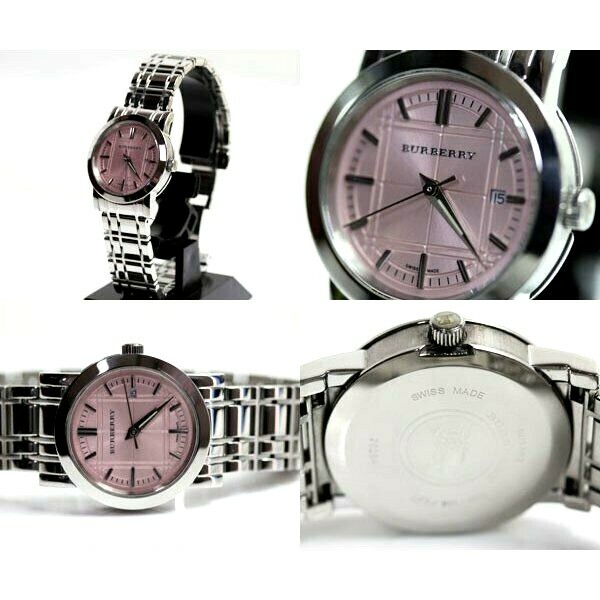【希少】BURBERRY バーバリー 腕時計 BU1363 ピンク調 希少】BURBERRY バーバリー 腕時計 BU1363 ピンク調