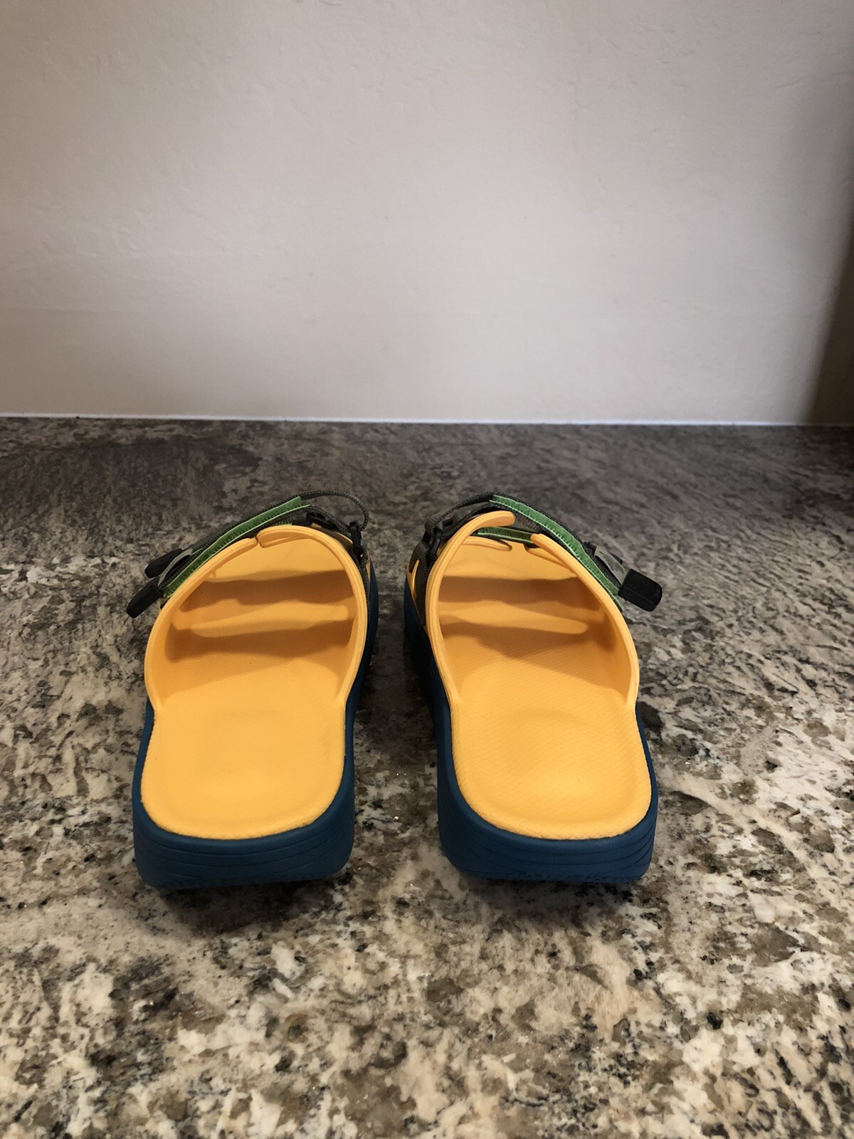SUICOKE Women’s Zona Slide Sandals Orange / Blue Size 7 M US SOLD OUT image 7