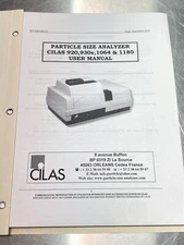 Cilas Particle Size Analyzer 920, 930e, 1064 & 1180- Users Guide /Service Manual