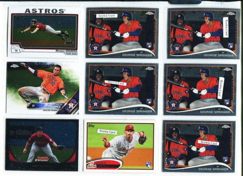 Astros Altuve, Tucker, Alvarez, Bregman, Correa, Springer, Rookie 213 Card Lot A - Picture 8 of 24