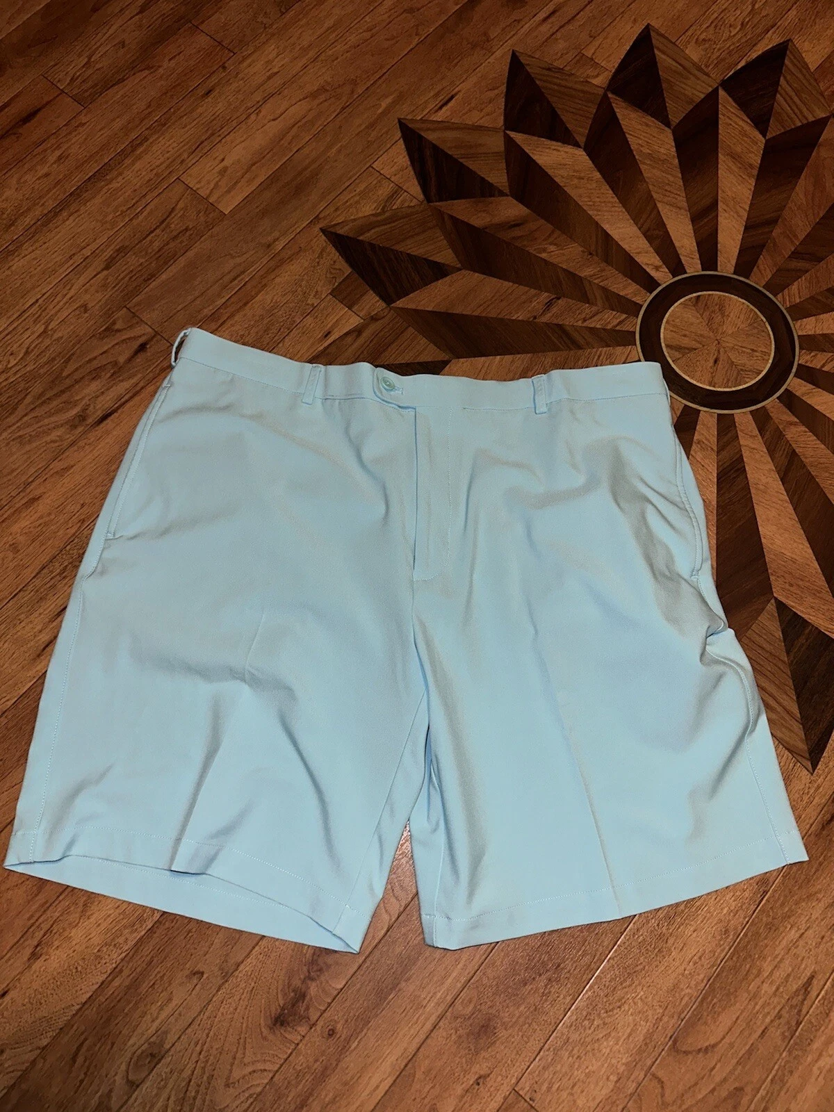 Peter Millar Mens Moisture Wicking Golf Shorts Size 40 Blue
