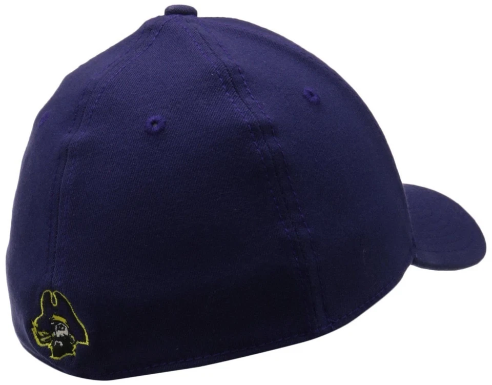 Gorra College NCAA East Carolina University ECU New Era púrpura ajustada 39Thirty Foto 2 de 2