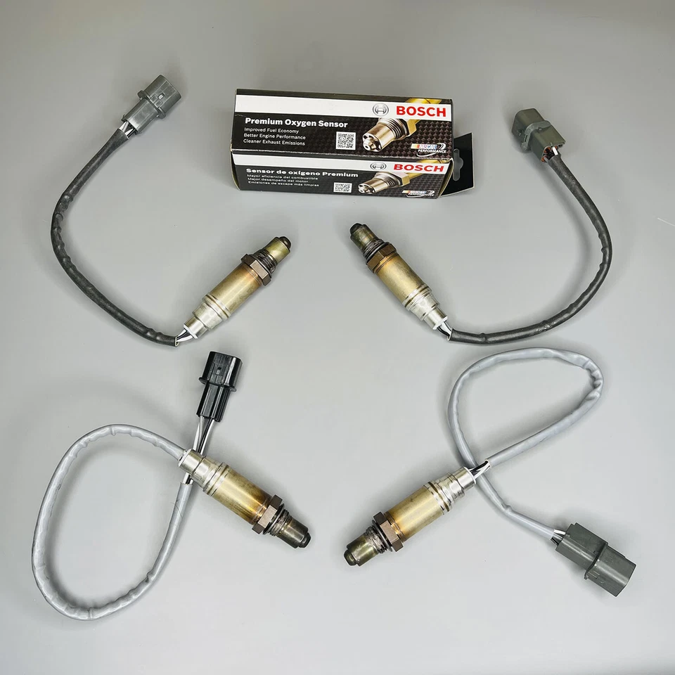 Sensor de oxígeno lambda O2 4 piezas 15652 15655 15651*2 para Hyundai Sonata 2003-2005 equipo original Foto 2 de 4