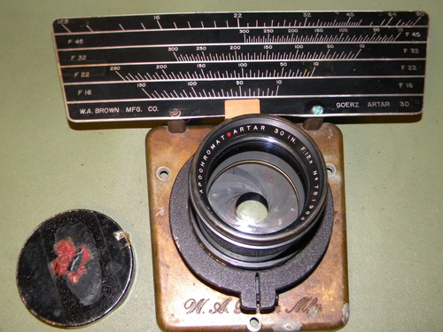 Goerz Artar Red Dot 30in F12.5 Barrel Lens